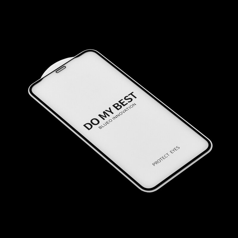 Folie Sticla iPhone 11 Pro Max Blueo 5D Mr. Monkey Strong Anti-Blue - Negru