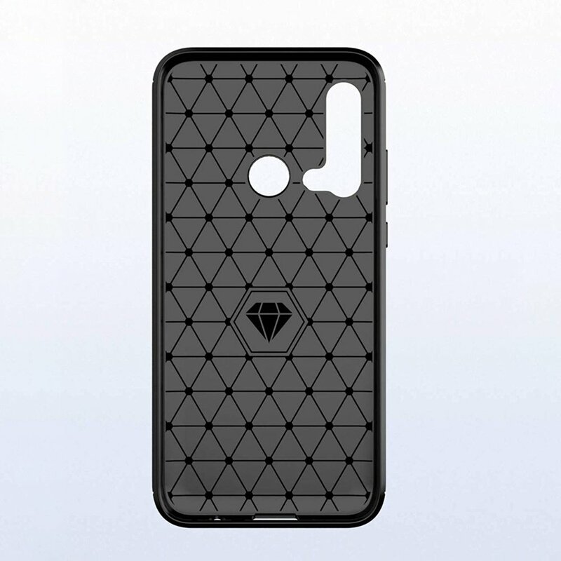 Husa Huawei P20 Lite 2019 Techsuit Carbon Silicone, negru