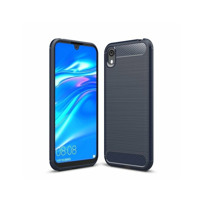 Husa Huawei Y5 2019 Techsuit Carbon Silicone, albastru