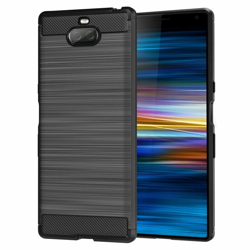 Husa Sony Xperia 10 TPU Carbon Negru