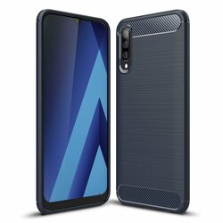 Husa Samsung Galaxy A30s Techsuit Carbon Silicone, albastru