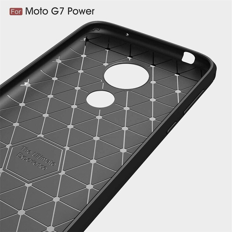 Husa Motorola Moto G7 Power TPU Carbon Negru