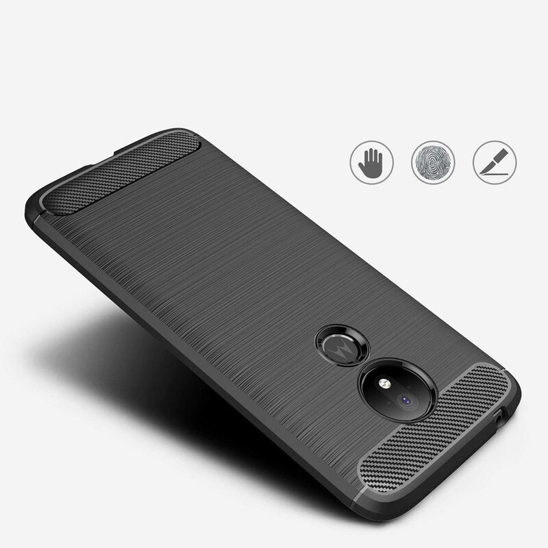 Husa Motorola Moto G7 Power TPU Carbon Negru