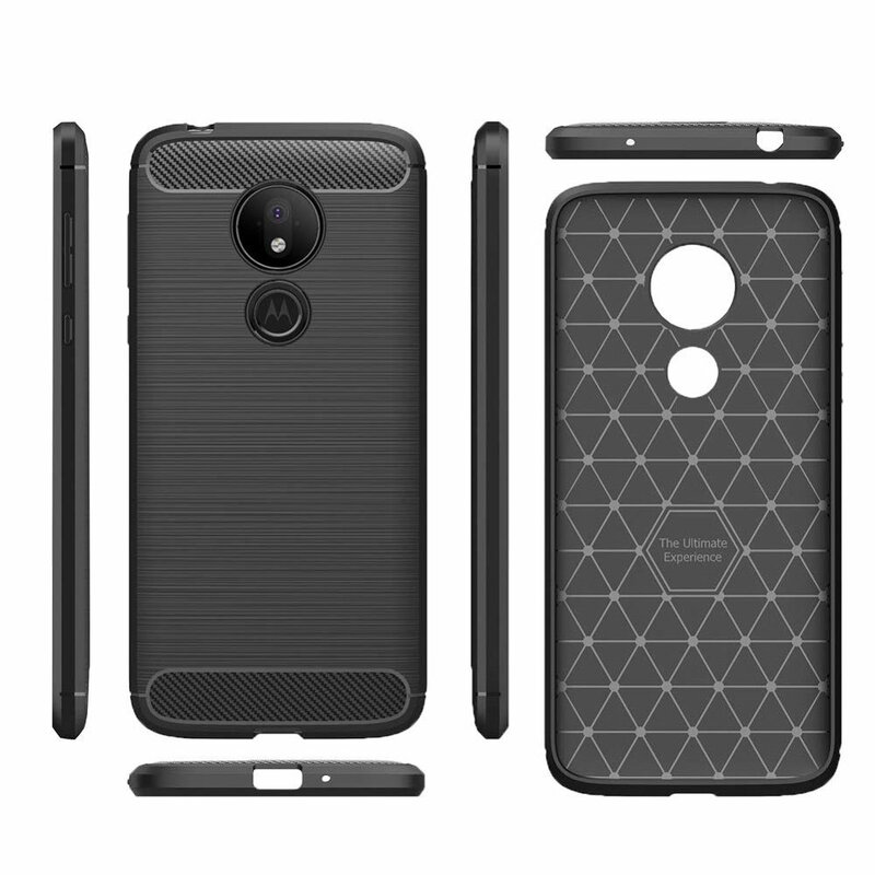 Husa Motorola Moto G7 Power TPU Carbon Negru