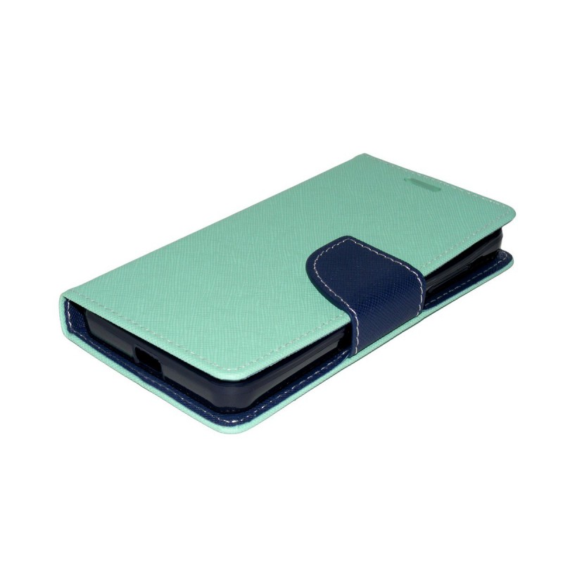 Husa Microsoft Lumia 550 Flip Mint-Albastru MyFancy