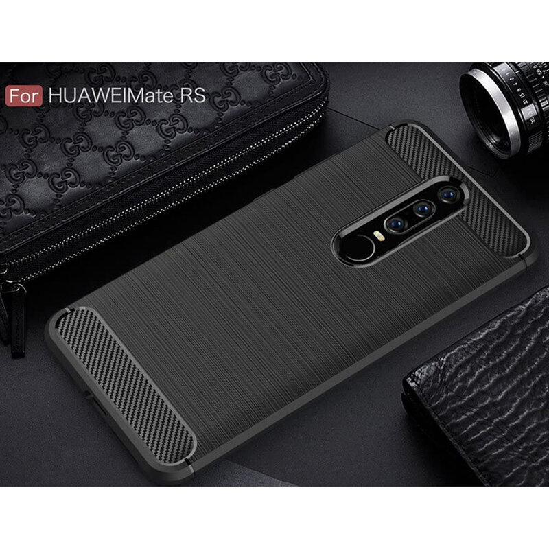 Husa Huawei Mate RS TPU Carbon Negru