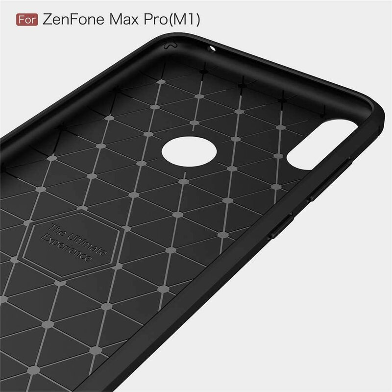Husa Asus Zenfone Max Pro (M1) ZB601KL TPU Carbon Negru