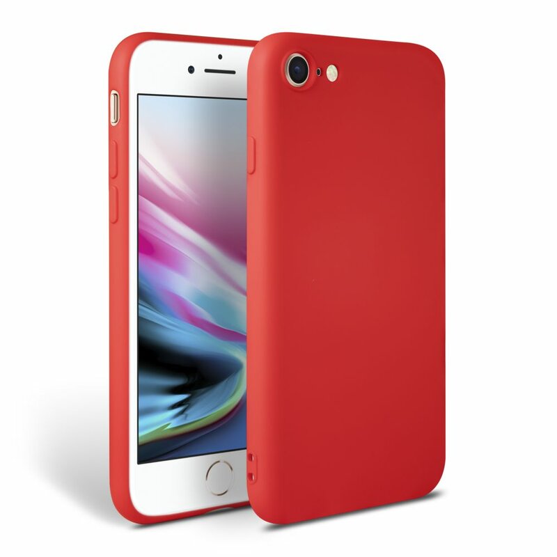 Husa iPhone SE 2, SE 2020 Tech-Protect Icon/Smooth - Rosu