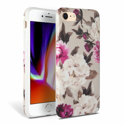 Husa iPhone 7 Tech-Protect Floral - Bej