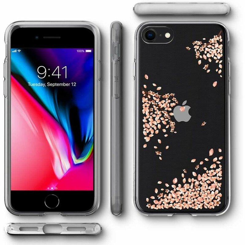 Husa iPhone 7 Spigen Liquid Crystal - Blossom