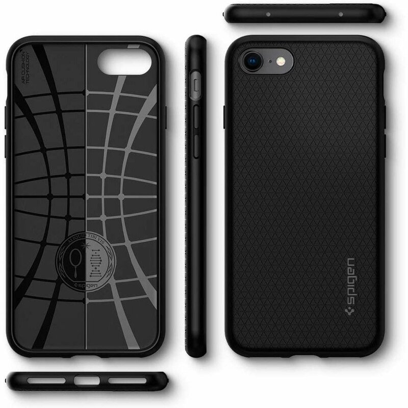 Husa iPhone 7 Spigen Liquid Air - Black