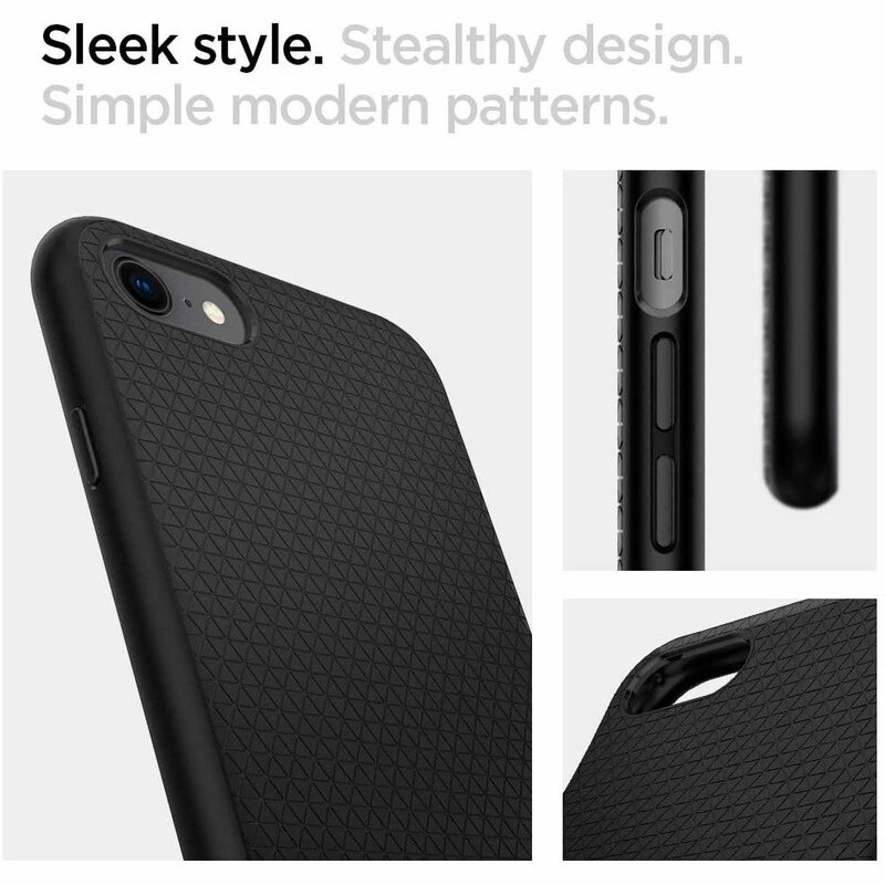 Husa iPhone 7 Spigen Liquid Air - Black