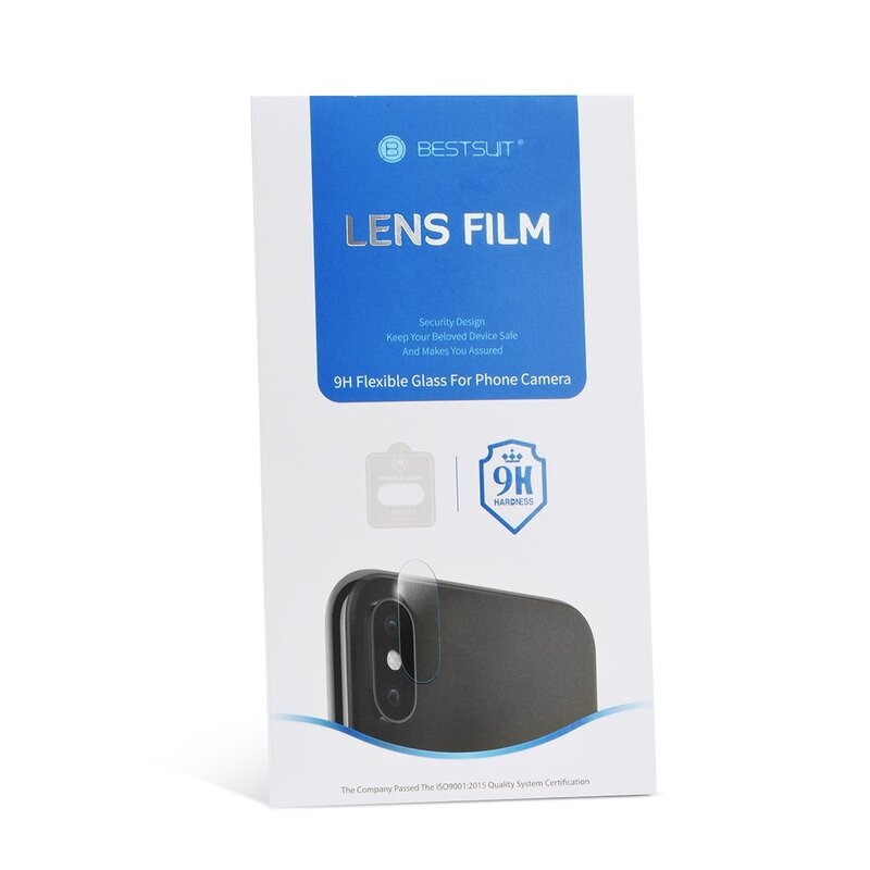 Folie Camera iPhone SE 2, SE 2020 Bestsuit Lens Film 9H Flexible Glass - Clear