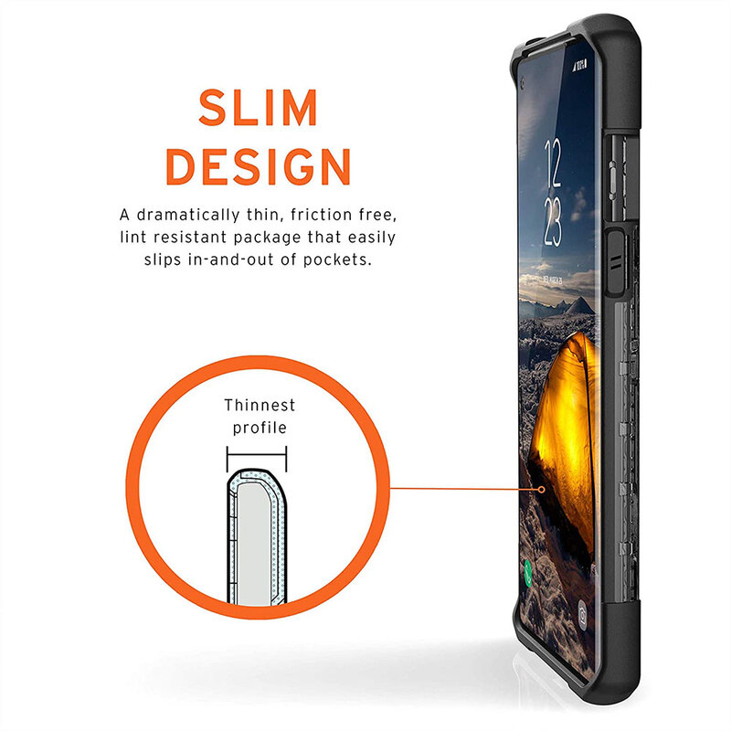 Husa OnePlus 8 transparenta UAG Plasma, cenusiu