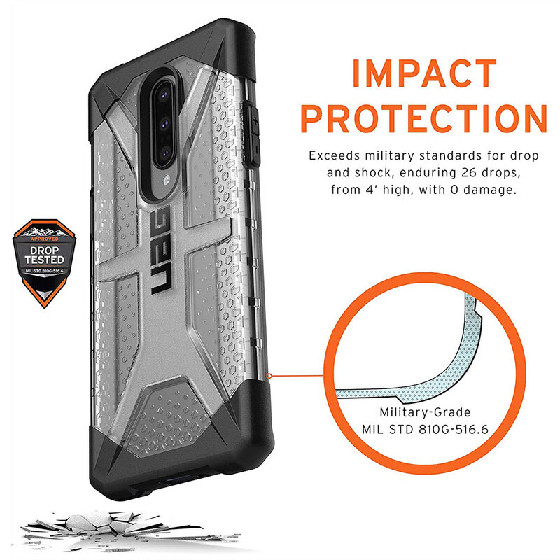 Husa OnePlus 8 transparenta UAG Plasma, ice