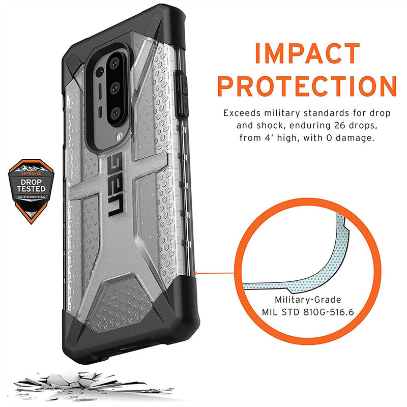 Husa OnePlus 8 Pro transparenta UAG Plasma, ice