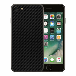 Skin iPhone SE 2, SE 2020 - Sticker Mobster Autoadeziv Pentru Spate - Carbon Black