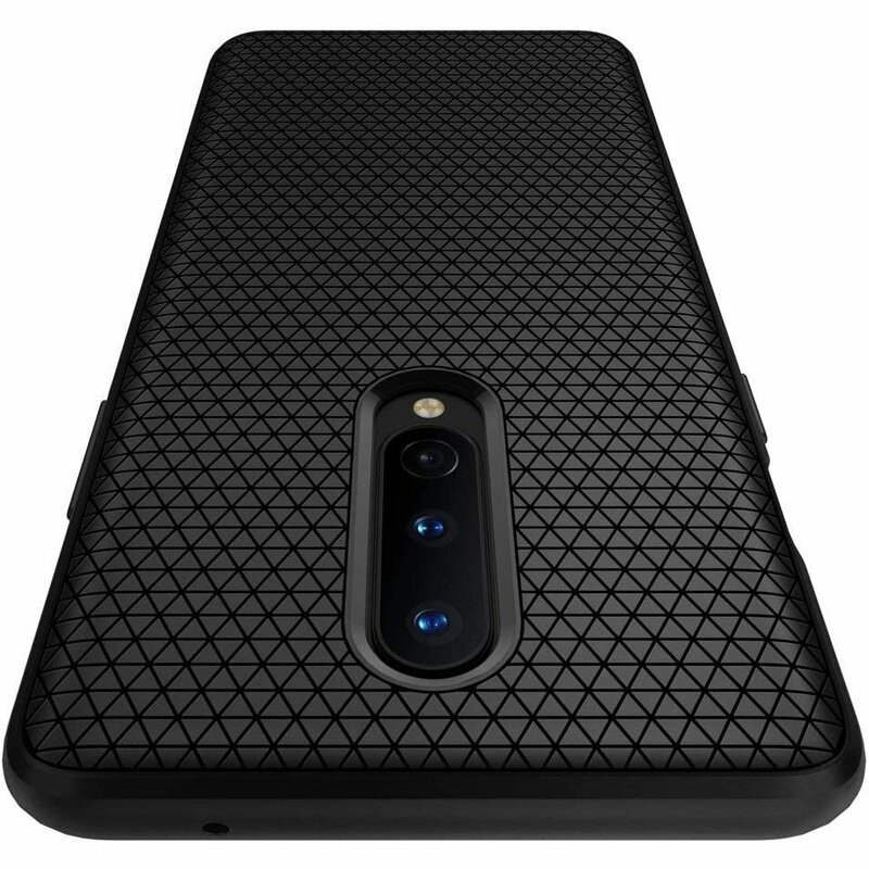 Husa OnePlus 8 Spigen Liquid Air - Matte Black