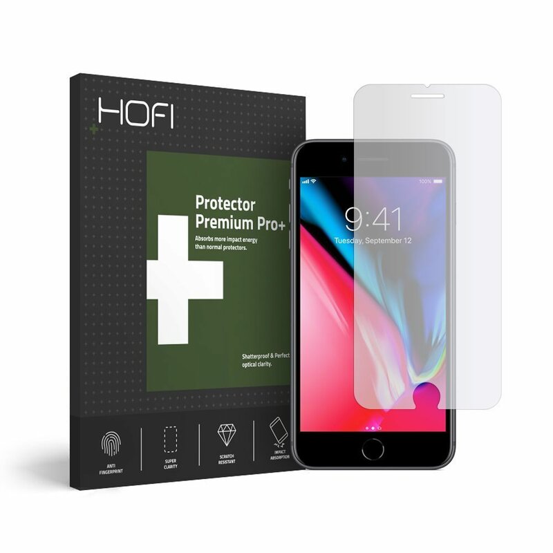 Folie iPhone 7 Hofi Hybrid Glass - Clear