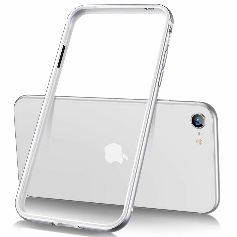 Bumper iPhone 7 ESR Edge Guard - Argintiu
