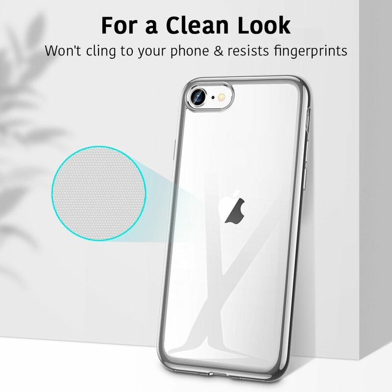 Husa iPhone SE 2, SE 2020 ESR Essential Crown - Silver