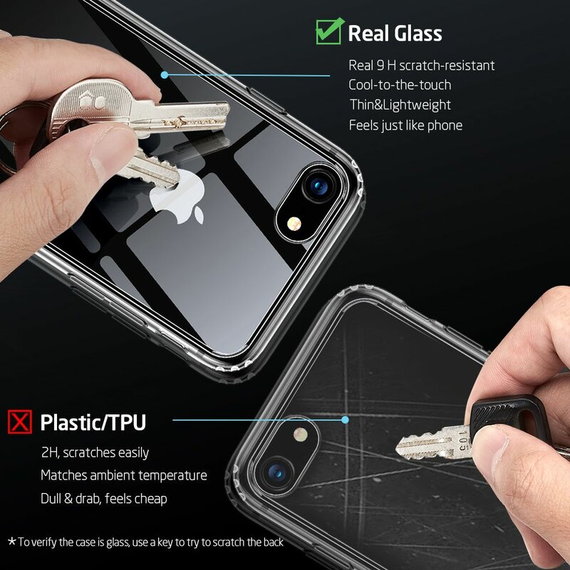 Husa iPhone 8 ESR Ice Shield - Clear