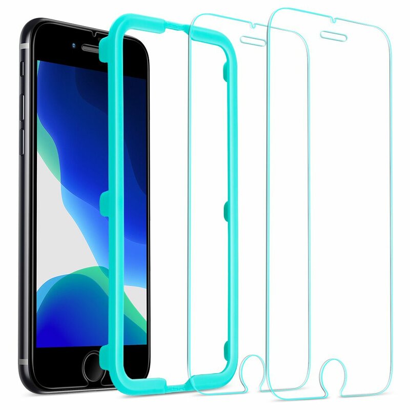 [Pachet 2x] Folie Sticla iPhone SE 2, SE 2020 ESR Screen Shield - Clear