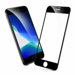 Folie Sticla iPhone SE 2, SE 2020 ESR Screen Shield 3D Edge Guard - Black