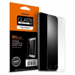 Folie Sticla iPhone 7 Spigen Glas.tR Slim 9H - Clear