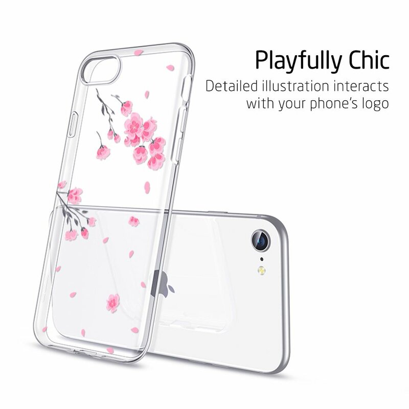 Husa iPhone SE 2, SE 2020 ESR Mania - Cherry Blossom