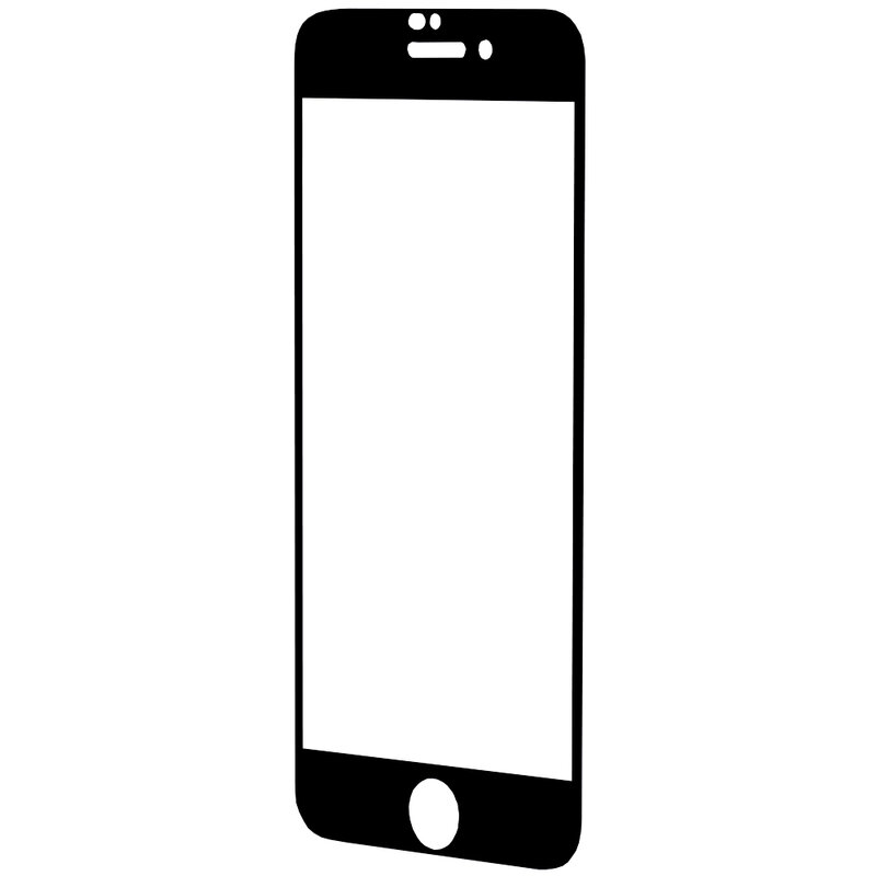 Folie iPhone 8 Blueo Type Gorilla Glass Anti-Explode - Negru