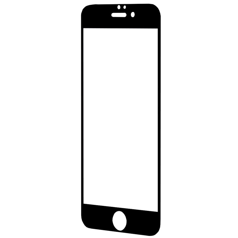 Folie iPhone 6, 6s Blueo Type Gorilla Glass Anti-Explode - Negru
