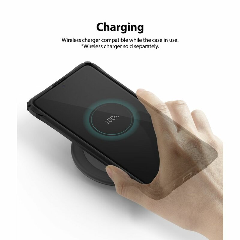 Husa Samsung Galaxy Note 10 Lite Ringke Fusion X Design - Camo Black