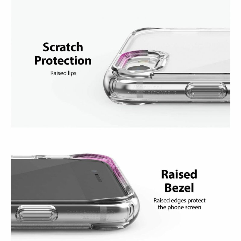 Husa iPhone SE 2, SE 2020 Ringke Fusion - Clear