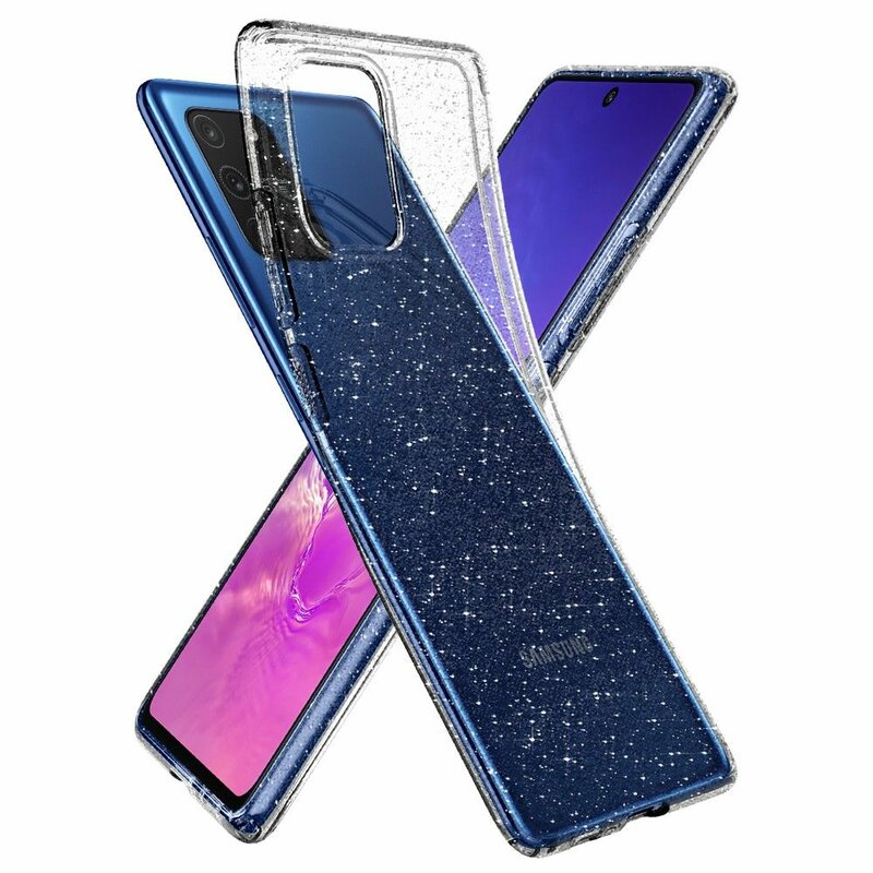 Husa Samsung Galaxy S10 Lite Spigen Liquid Crystal - Glitter - Crystal Quartz