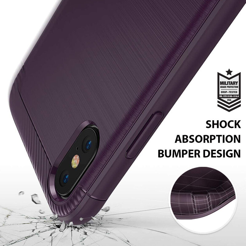 Husa iPhone XS Ringke Onyx - Lilac Purple