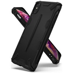 Husa iPhone X, iPhone 10 Ringke Dual-X Design - SF Black