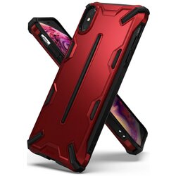 Husa iPhone XS Max Ringke Dual-X Design - Iron Red