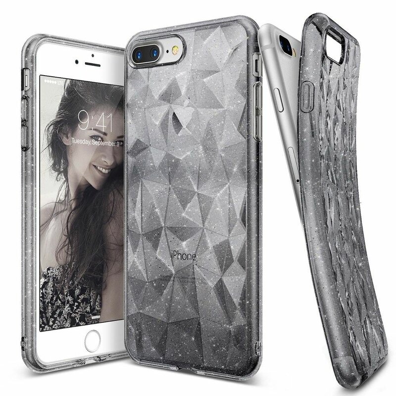 Husa iPhone SE 2, SE 2020 Ringke Air Prism - Glitter Gray