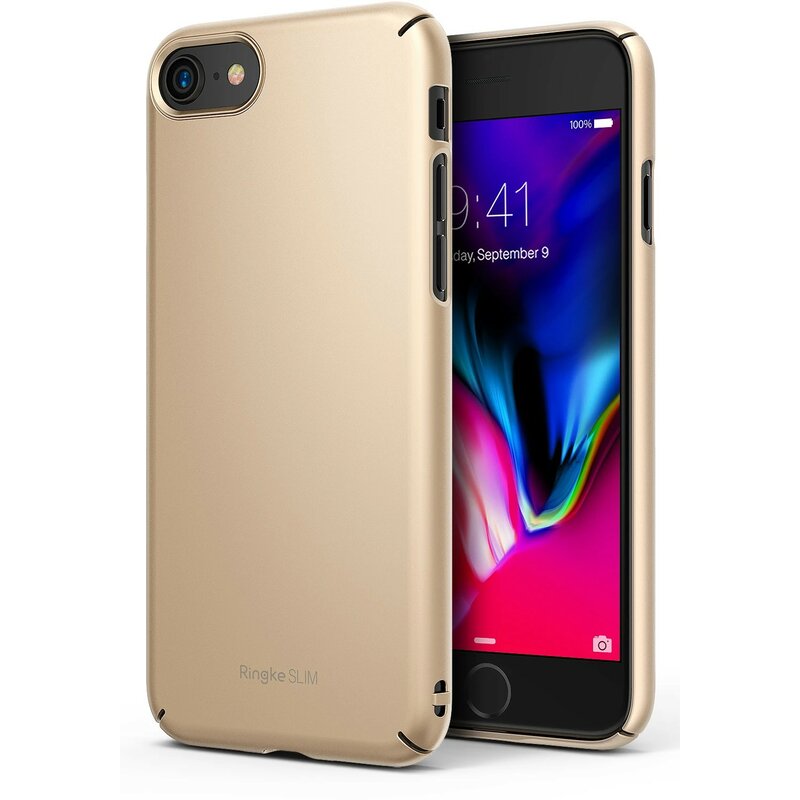 Husa iPhone SE 2, SE 2020 Ringke Slim - Royal Gold