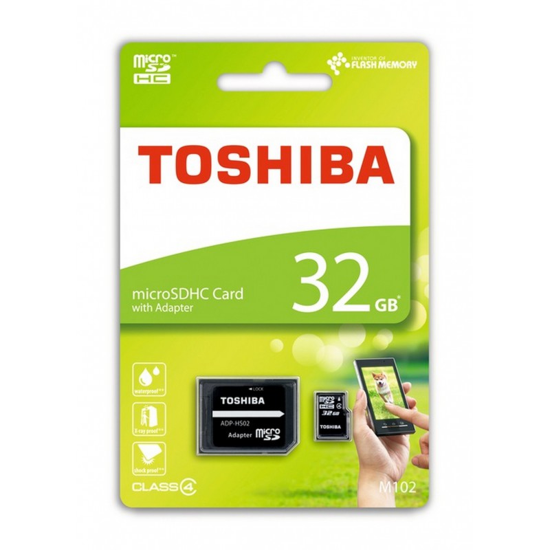 Card de memorie MicroSDHC 32 GB Toshiba + Adaptor SD
