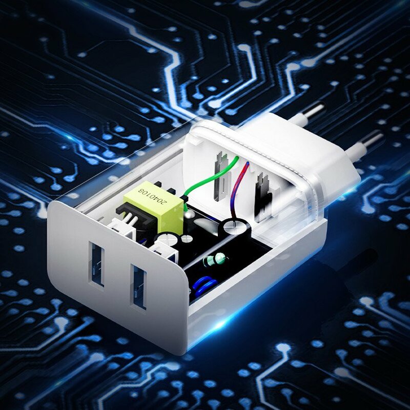 Incarcator Priza Baseus Speed Mini Dual U 2.1A 10.5W + Cablu De Incarcare USB/Lightning - TZCCFS-R01 - Negru