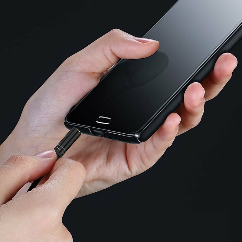 Cablu Audio Dudao L12 Long Extensible Aux Mini Jack 3.5mm 1.5m - Black