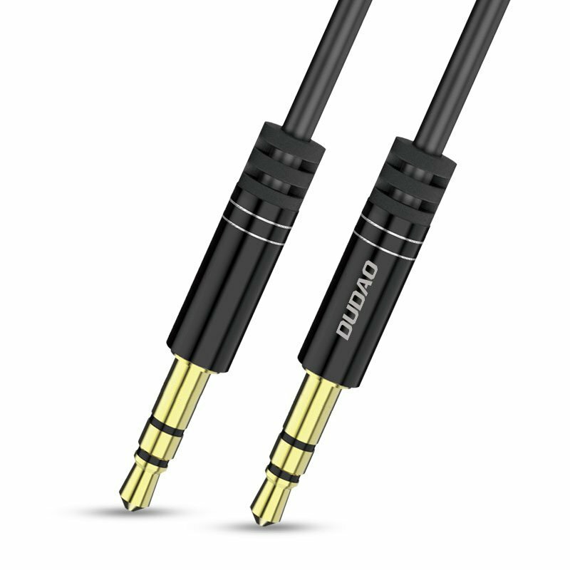 Cablu Audio Dudao L12 Long Extensible Aux Mini Jack 3.5mm 1.5m - Black