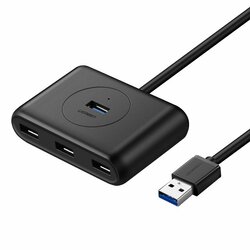Hub USB Ugreen, 4x USB 3.0 OTG, 480Mbps, 0.5m, negru, 20290
