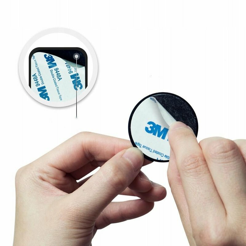 [Pachet 2x] Placa metalica autoadeziva Ugreen pentru suport magnetic, negru, 30836