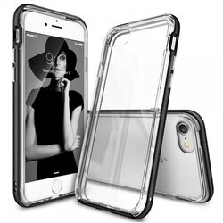 Husa iPhone SE 2, SE 2020 Ringke Frame Dual Layer - SF Black