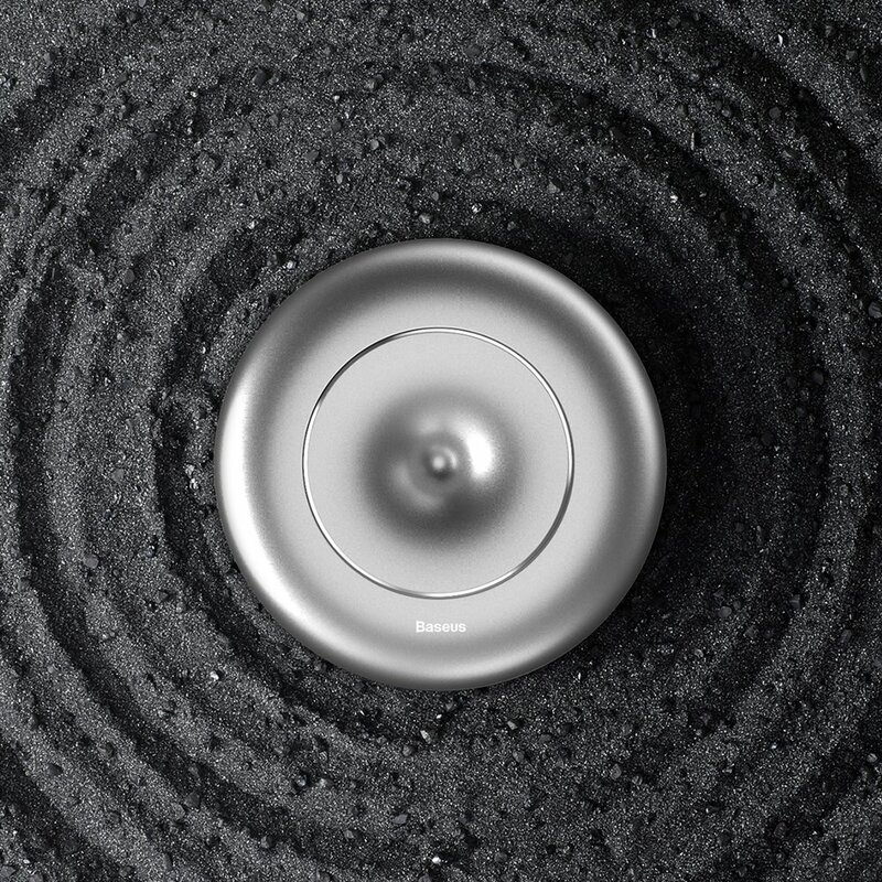 Odorizant Auto Baseus Vortex Natural Fragrance Car Air Freshner Holder Fara Alcool - SUXUN-QX0S - Silver