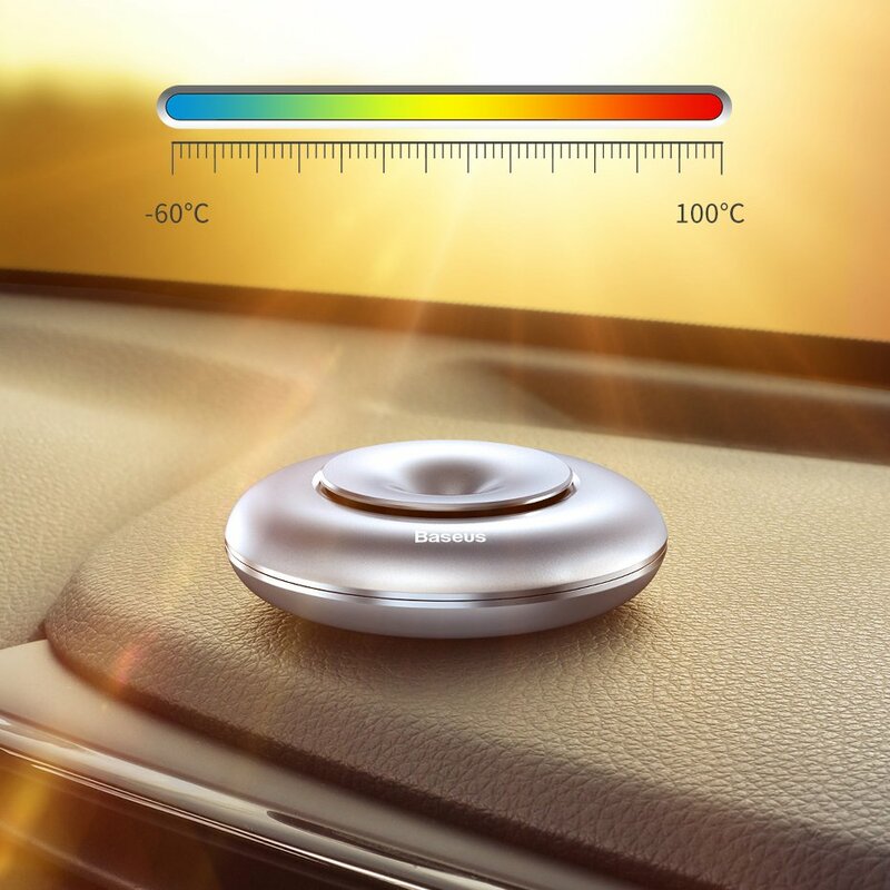 Odorizant Auto Baseus Vortex Natural Fragrance Car Air Freshner Holder Fara Alcool - SUXUN-QX01 - Black