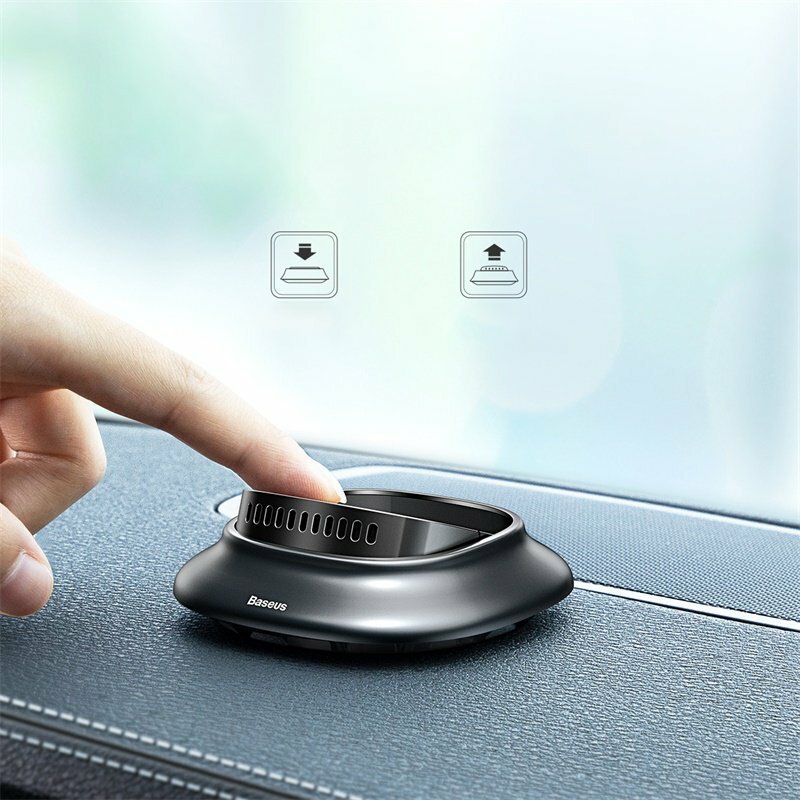 Odorizant Auto Baseus Mini Volcano Solid Fragrance Zero Odor In The Vehicle Fara Alcool - SUXUN-AH0G - Grey